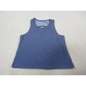 Senita‎ Athletics Shirt Womens Small Blue Racerback Tank Top Keyhole Activewear